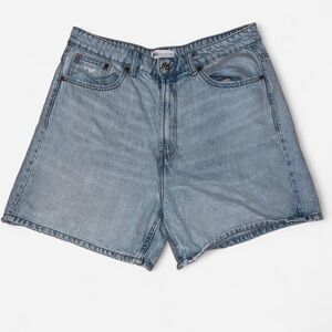 Zara light Blue Denim Shorts